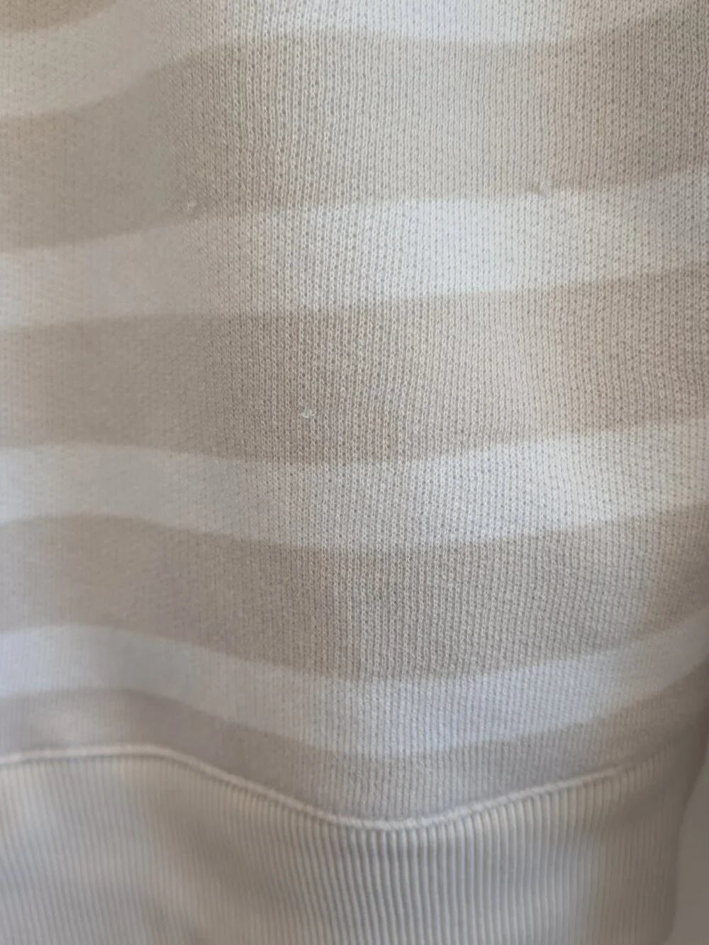 American Eagle Big Hug Henley Striped Sweatshirt Funnel Neck Collar - Picture 4 of 5
